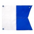 85303312 TAUCHER FAHNE    50 X 60CM BLAU  WEI